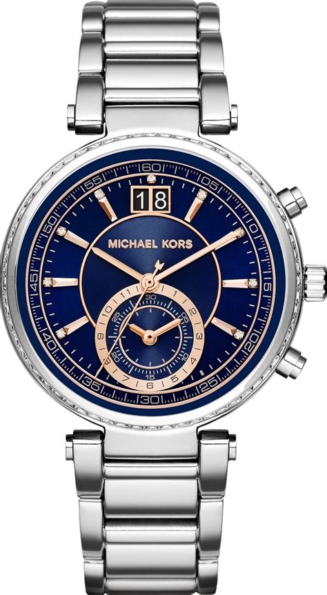 michael kors sawyer sable watch|Sawyer Silver.